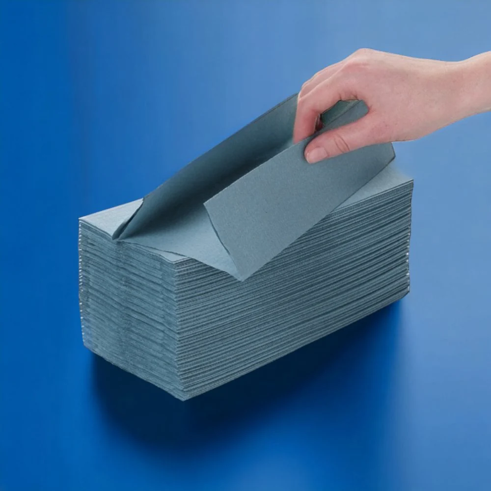 1 Ply - Blue - C-Fold - Paper Hand Towels | 4 Cases - Image 17