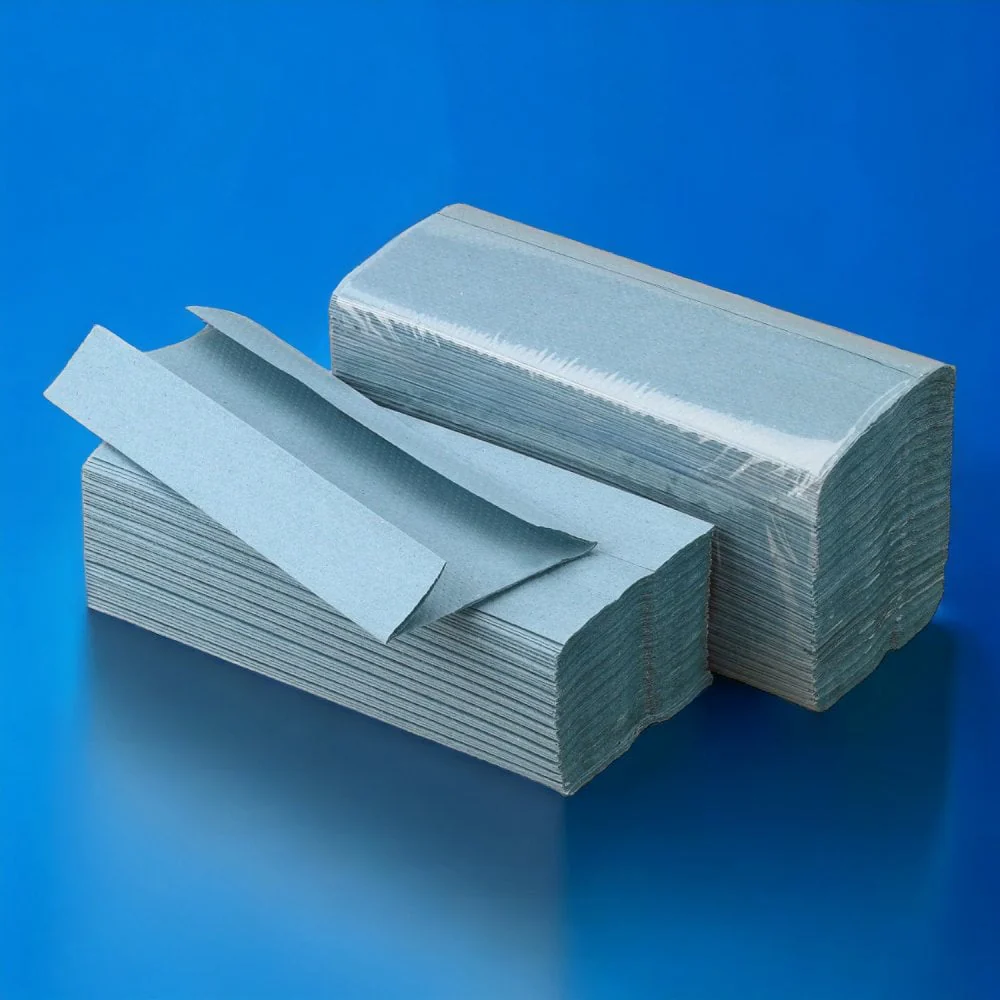1 Ply - Blue - C-Fold - Paper Hand Towels | 4 Cases - Image 5