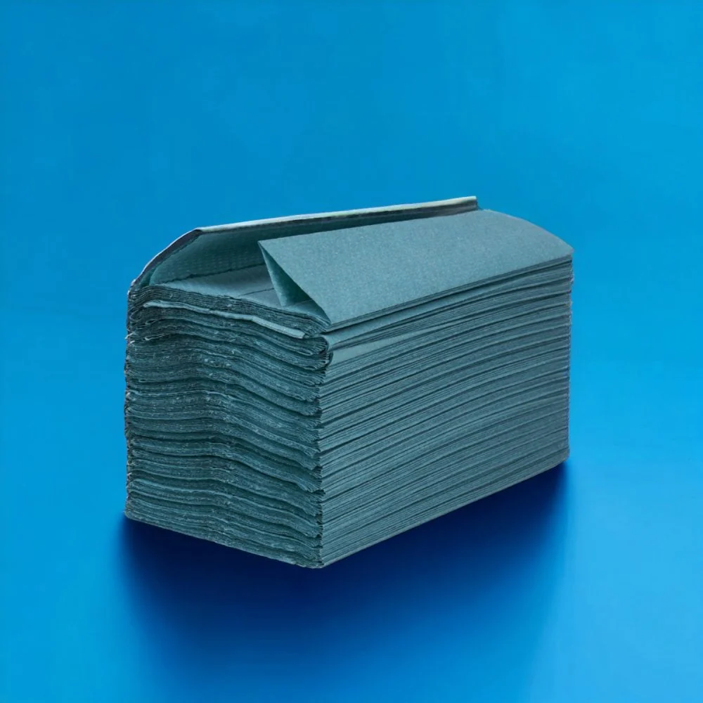1 Ply - Blue - C-Fold - Paper Hand Towels - Image 16