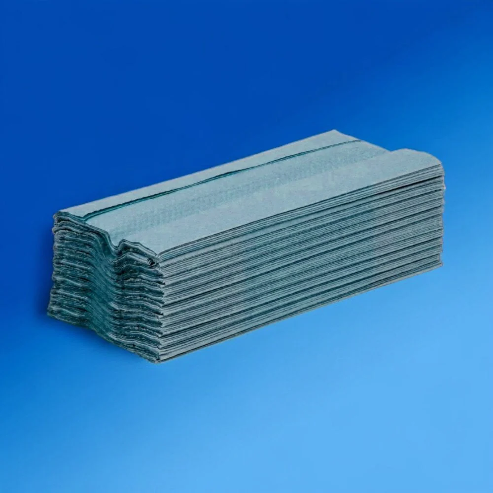 1 Ply - Blue - C-Fold - Paper Hand Towels - Image 9