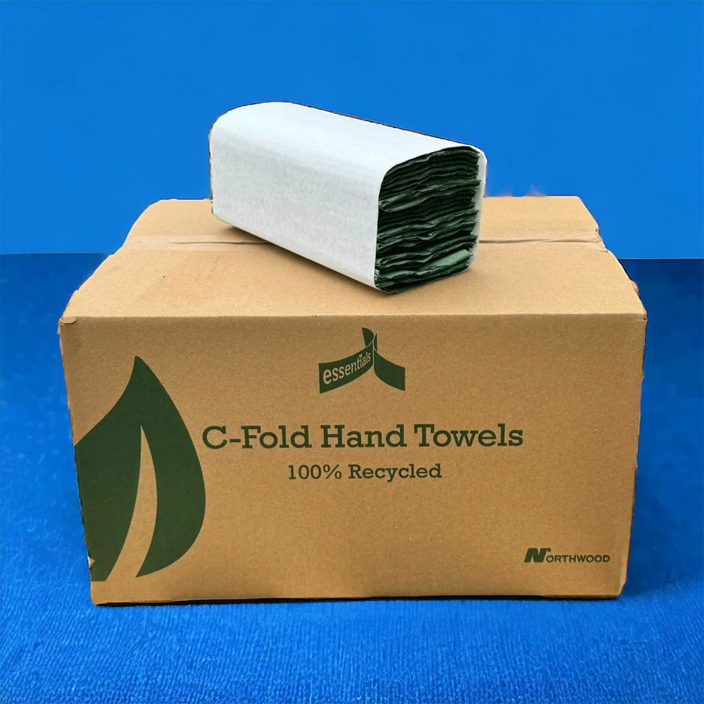 1 Ply - Green - C-Fold - Paper Hand Towels - Pallet | 90 Cases - Image 16