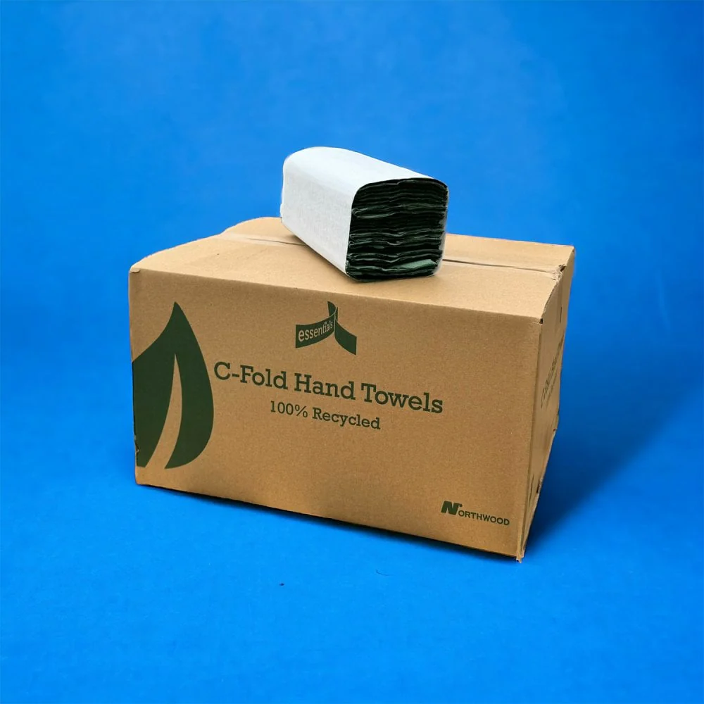 1 Ply - Green - C-Fold - Paper Hand Towels - Pallet | 90 Cases - Image 17