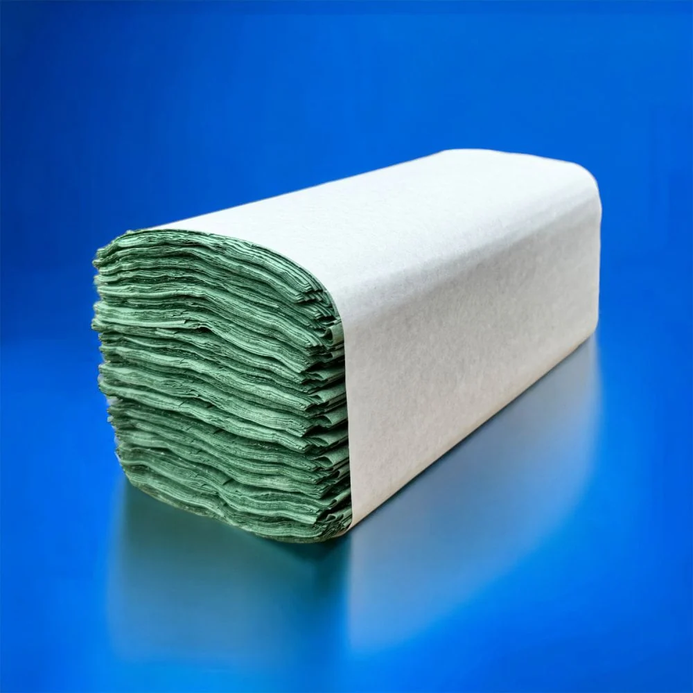 1 Ply - Green - C-Fold - Paper Hand Towels - Pallet | 90 Cases - Image 3