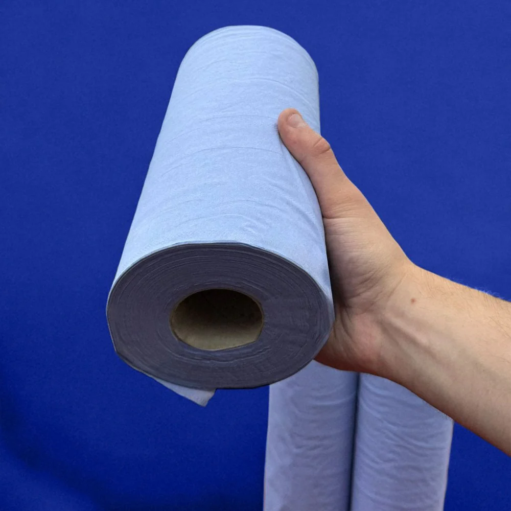 10" Wiper Rolls - 3 Ply - Blue - Image 6