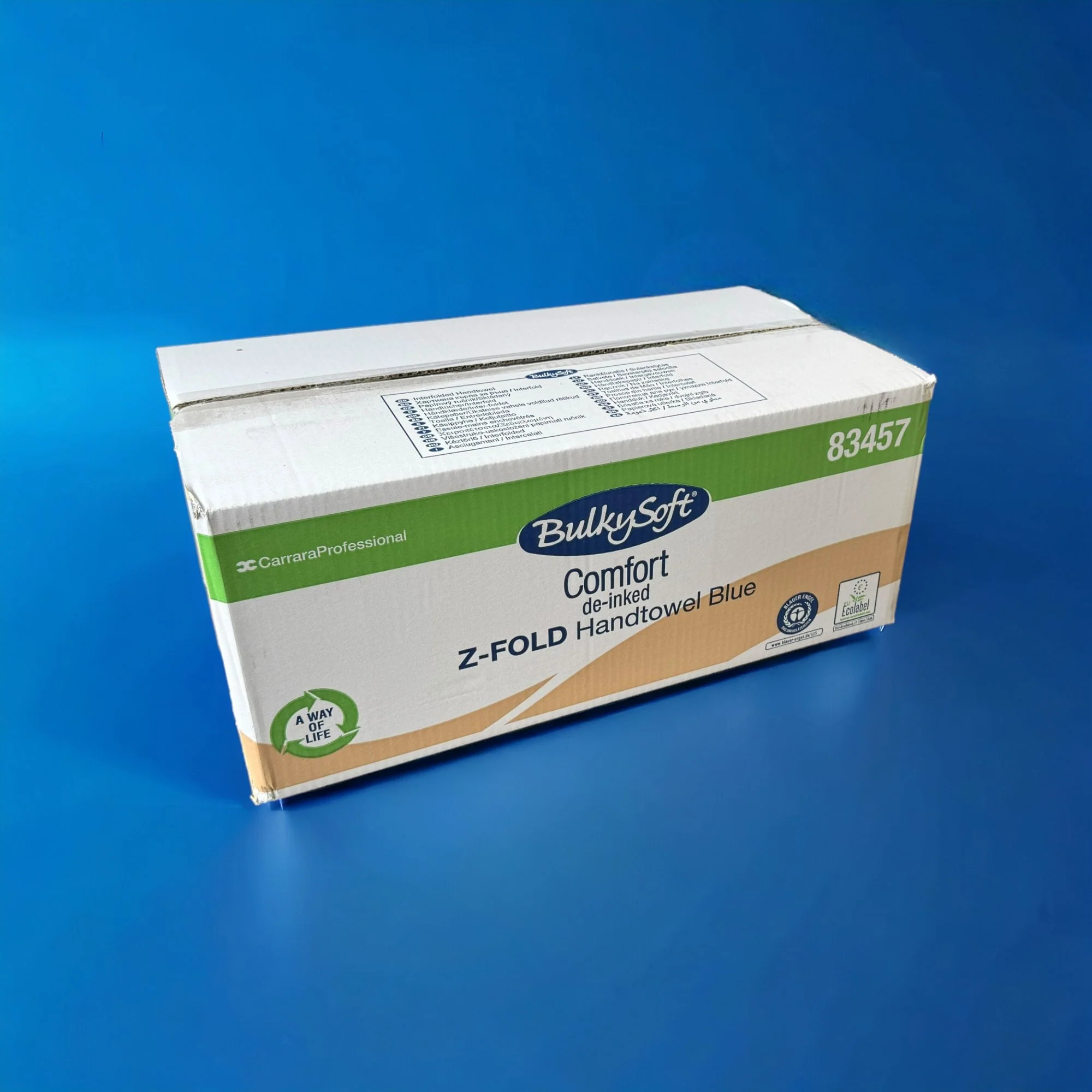 2 Ply - Blue - Interleaved - Paper Hand Towels - Image 10