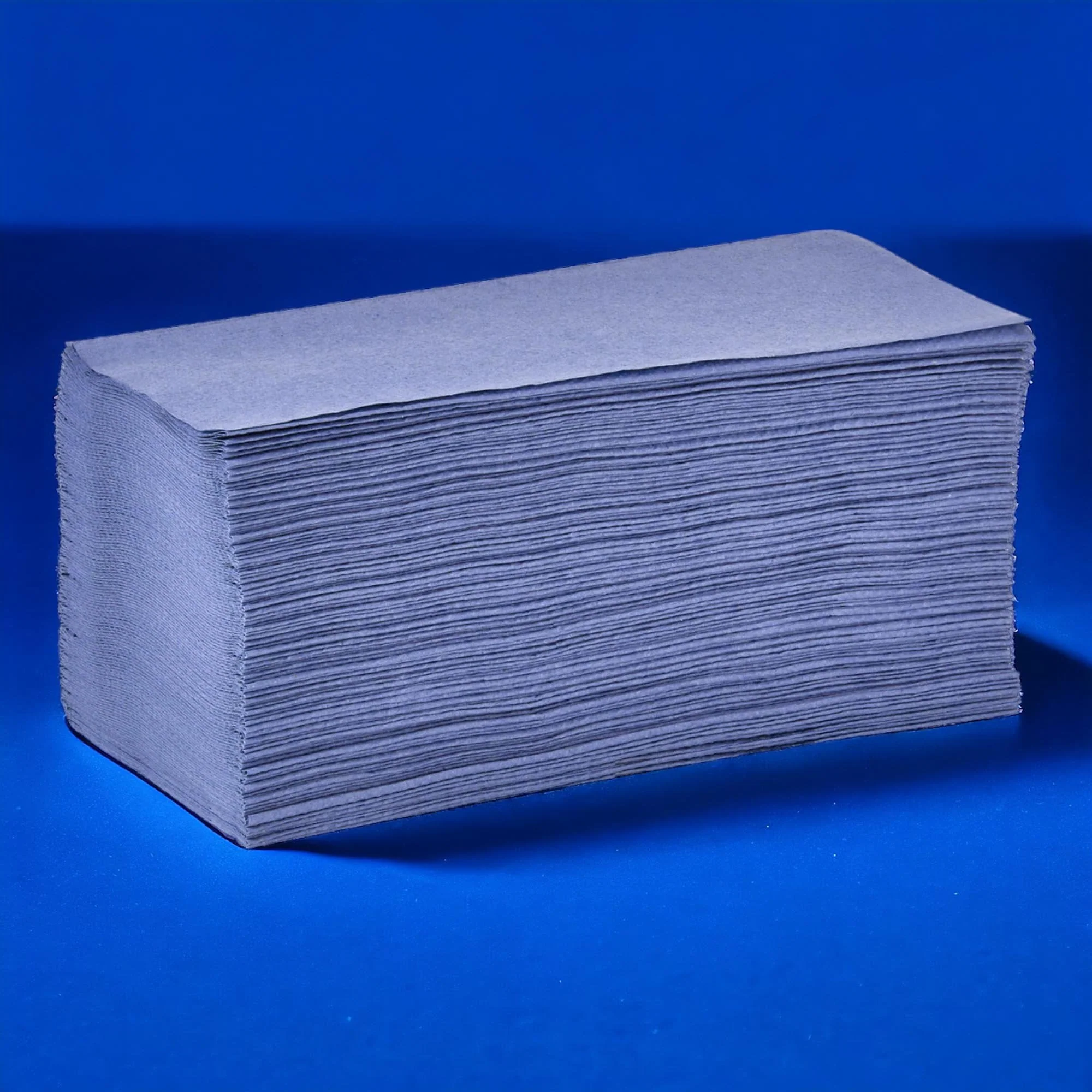 2 Ply - Blue - Interleaved - Paper Hand Towels - Image 5