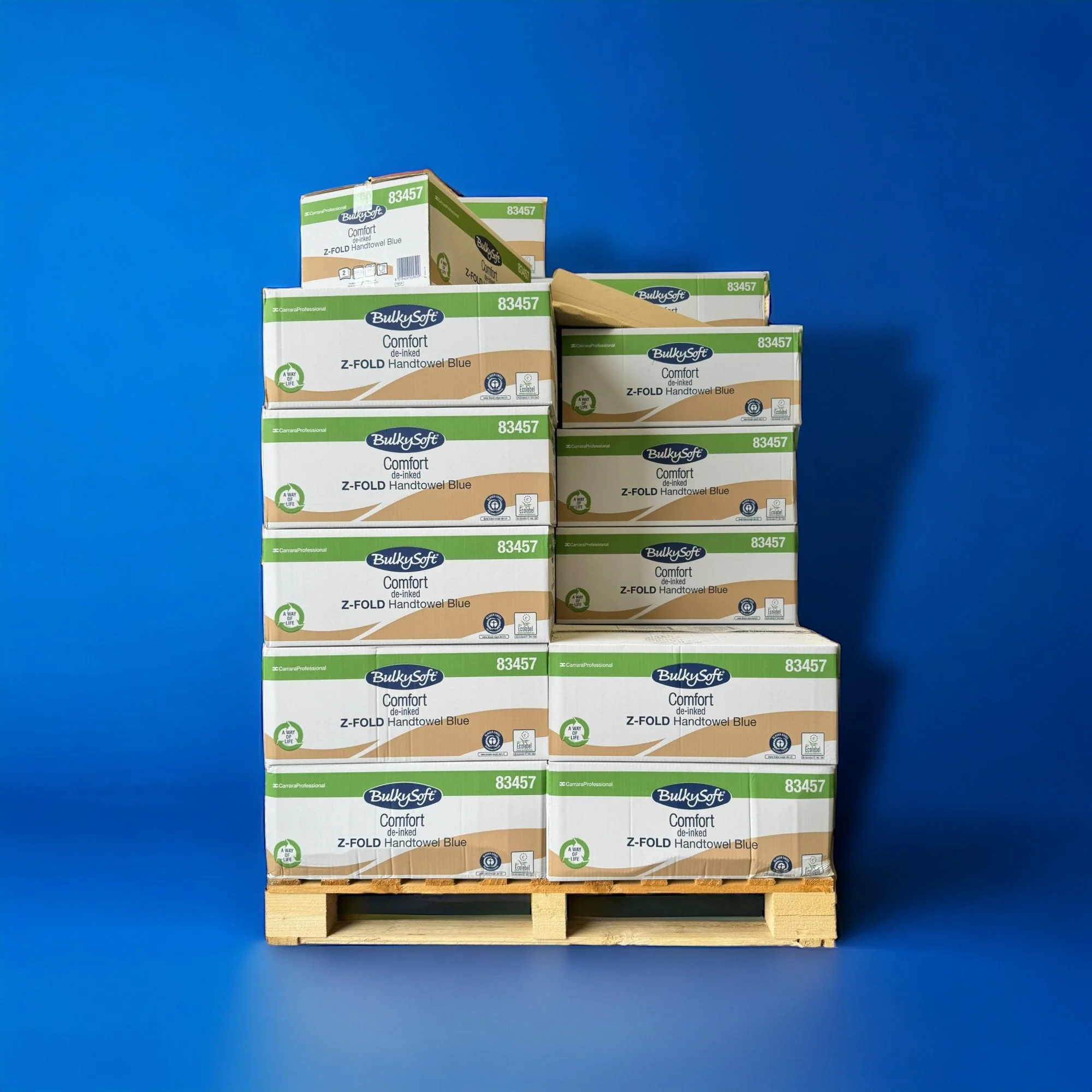 2 Ply - Blue - Interleaved - Paper Hand Towels - Image 9