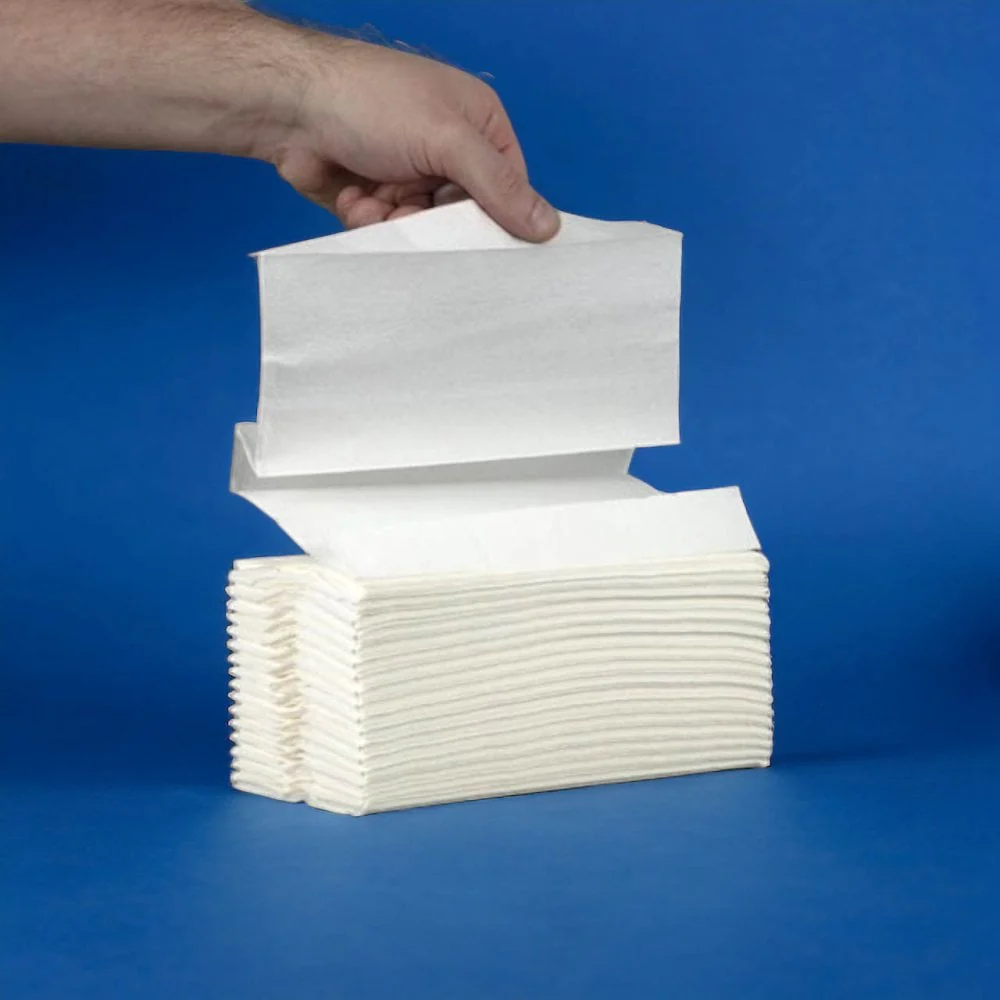 2 Ply - Luxury White C-Fold - Paper Hand Towels - Image 10
