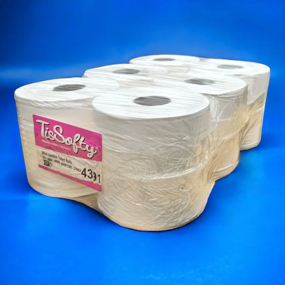 2 Ply Mini Jumbo Toilet Rolls - Image 11