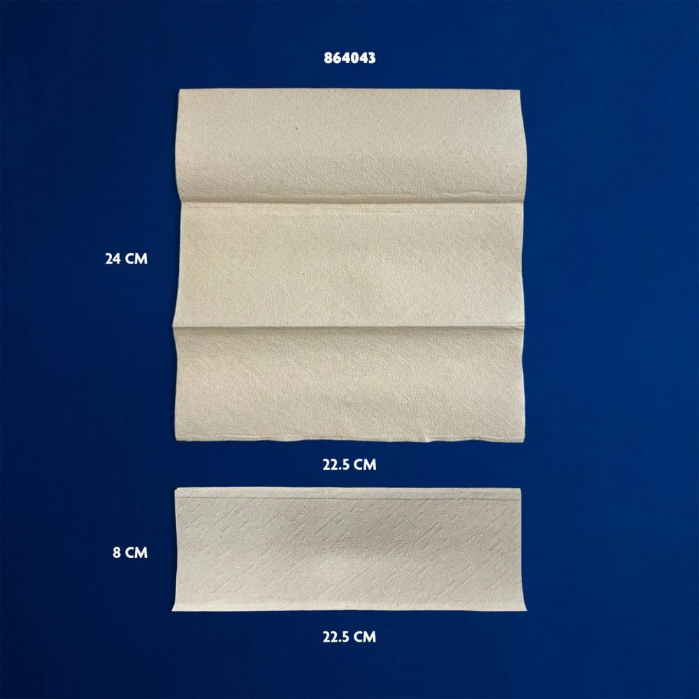 2 Ply - Natural - Interleaved - Paper Hand Towels - Image 6