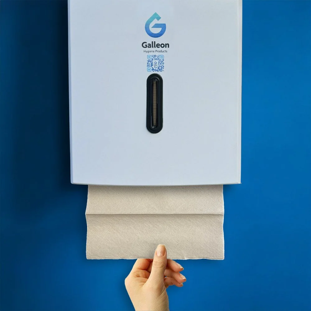 2 Ply - Natural - Interleaved - Paper Hand Towels - Image 7