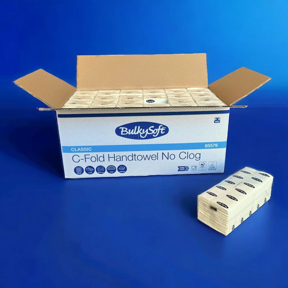2 Ply - White - C-Fold - Soft Paper Hand Towels - Image 3