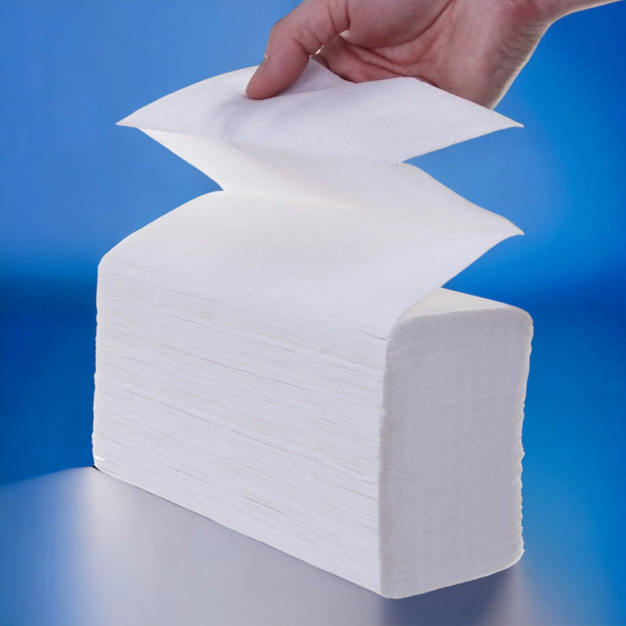 2 Ply - White - Interleaved - Paper Hand Towels - Image 11