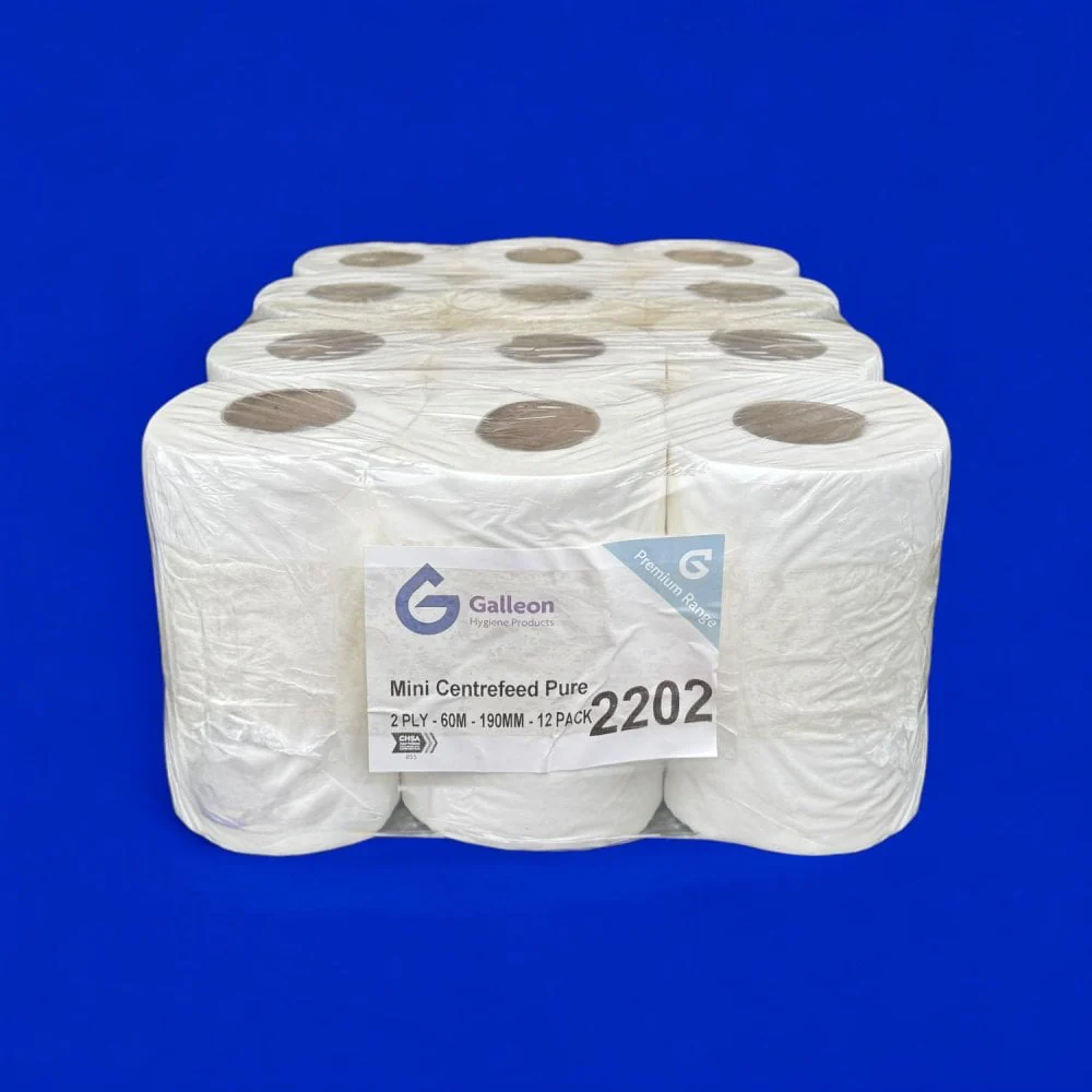 2 Ply White Mini Centrefeed Rolls - Pallet | 84 Cases - Image 17