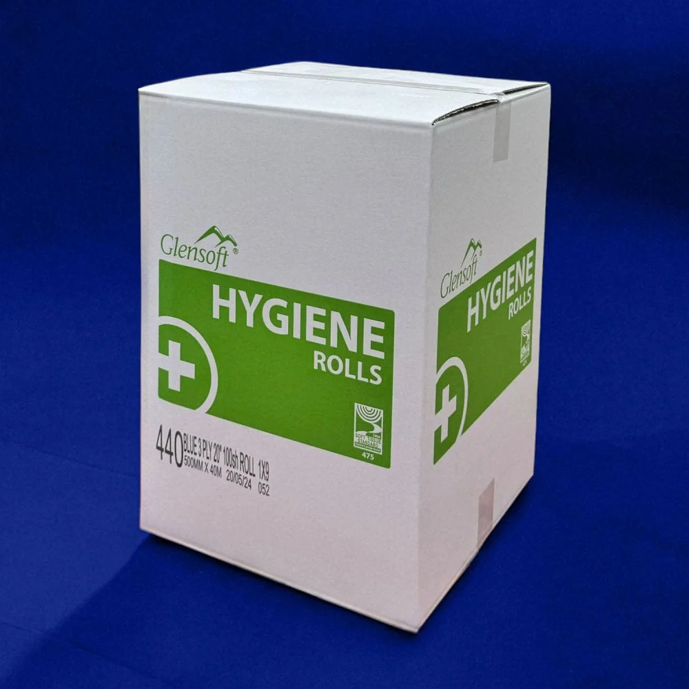 3 Ply Luxury Blue Couch Rolls - Image 6