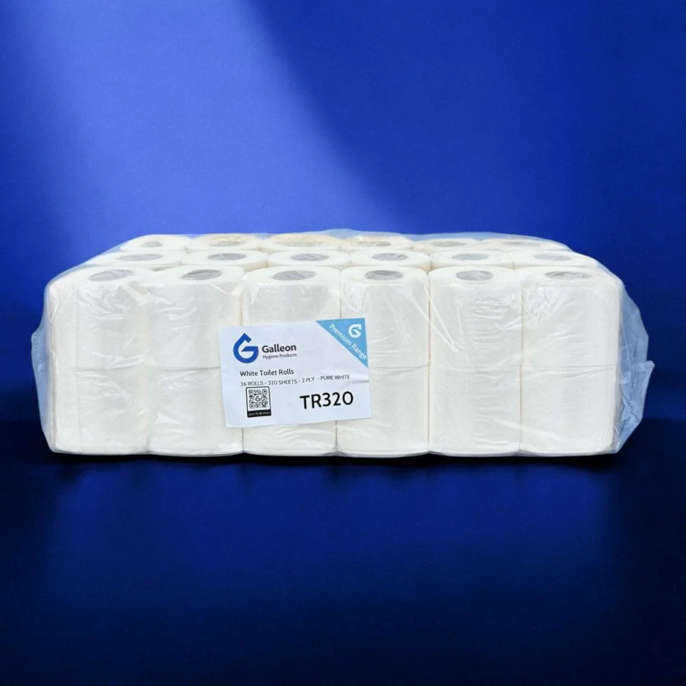 320 Sheet Toilet Rolls - 2 Ply - Embossed - Image 16