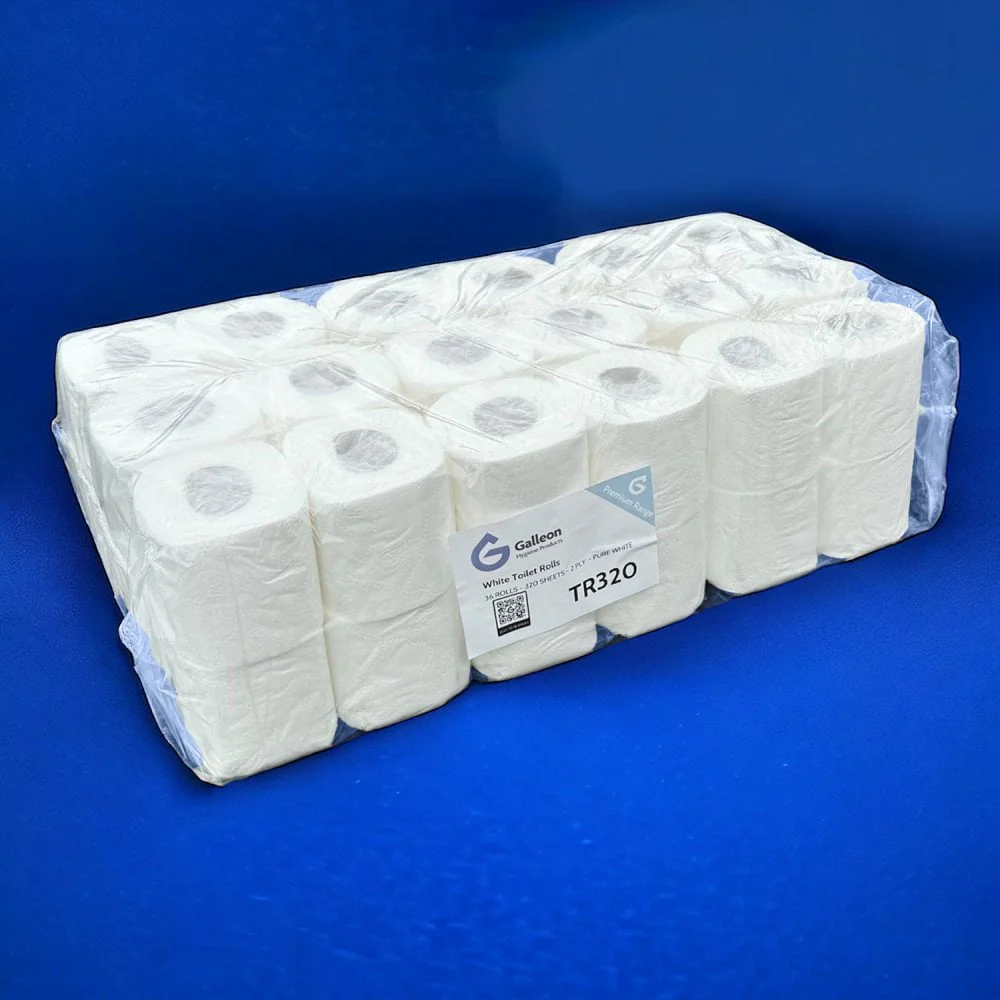 320 Sheet Toilet Rolls - 2 Ply - Embossed - Image 60