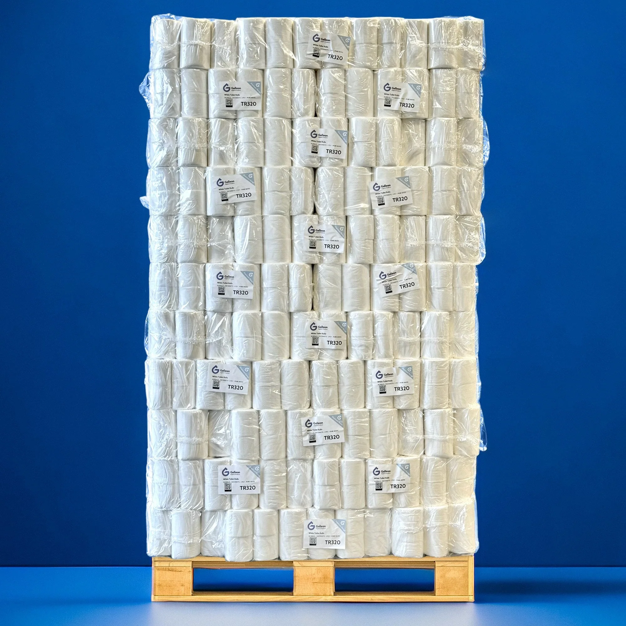 320 Sheet Toilet Rolls - 2 Ply - Embossed - Image 89