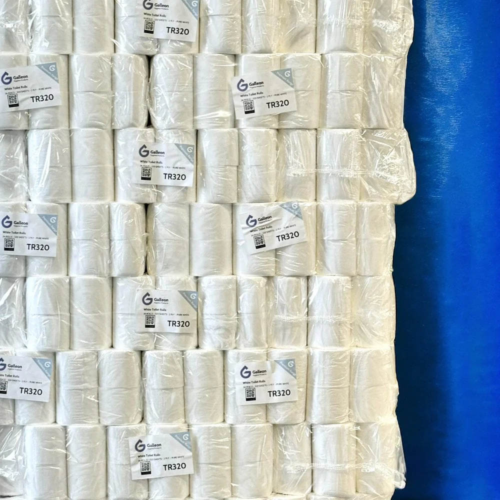 320 Sheet Toilet Rolls - 2 Ply - Embossed - Pallet | 66 Cases - Image 14