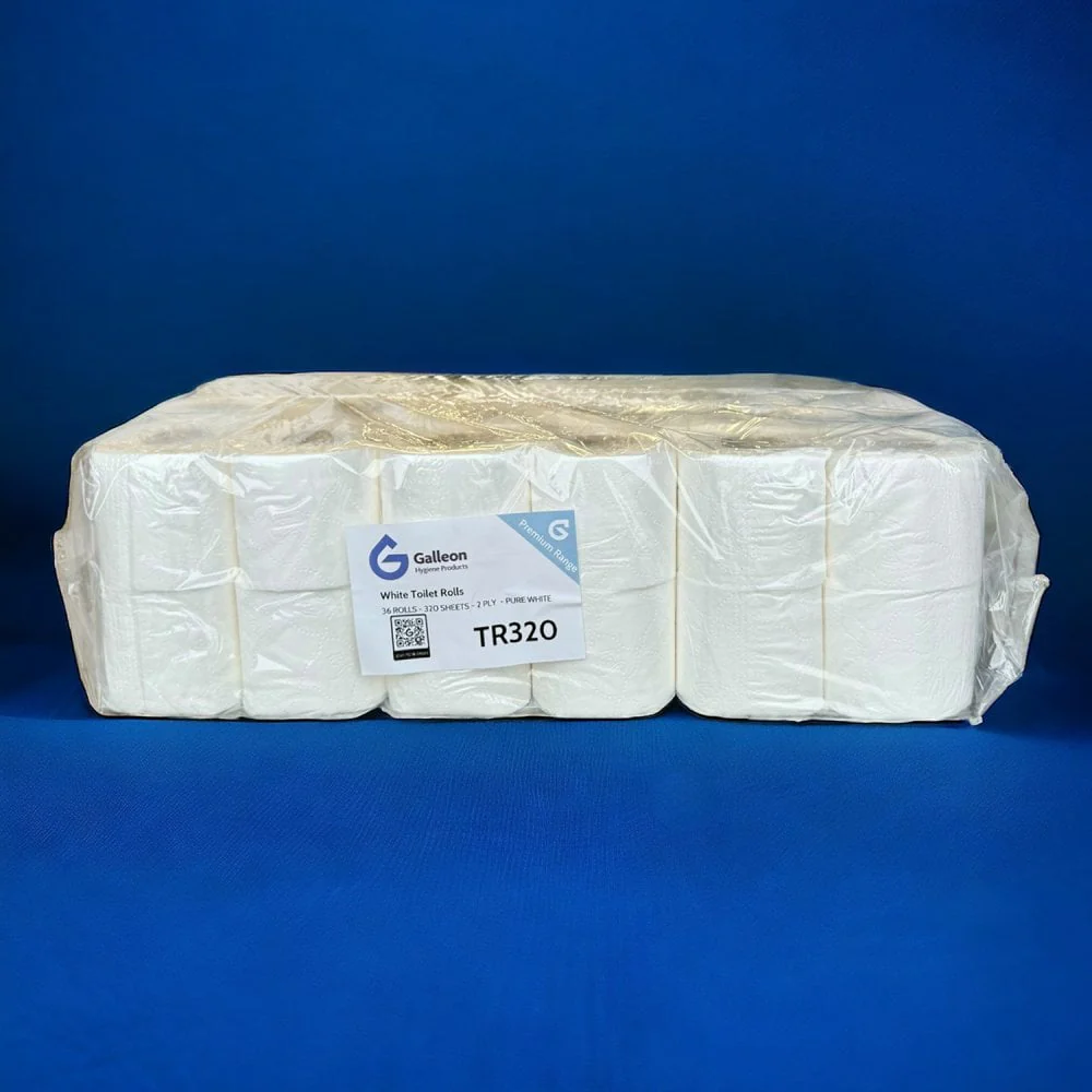 320 Sheet Toilet Rolls - 2 Ply - Embossed - Pallet | 66 Cases - Image 9