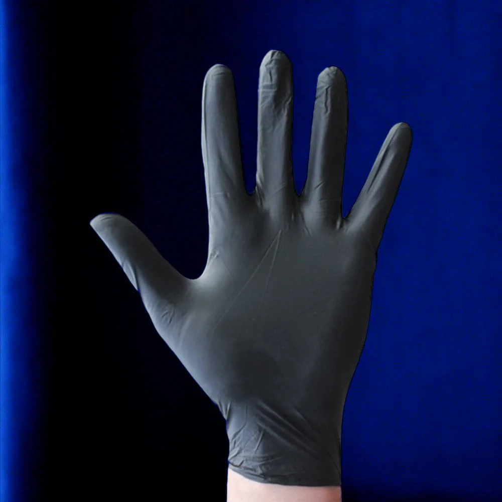 Absolute - Black Nitrile Gloves - Powder Free - Image 5