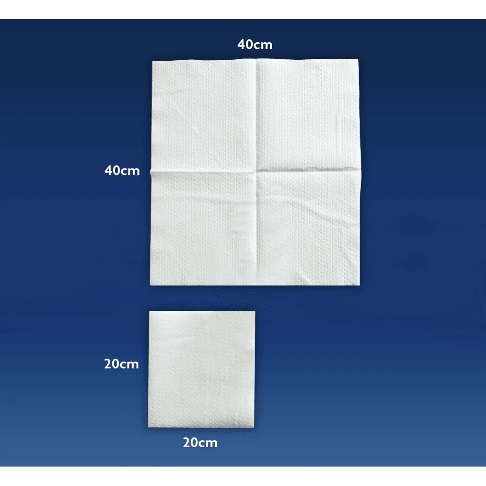 Airlaid - White - Luxury Paper Hand Towels - Image 2