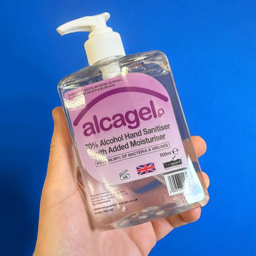 Alcohol Hand Sanitizer 70% - 500ml Pump Bottles - Image 5