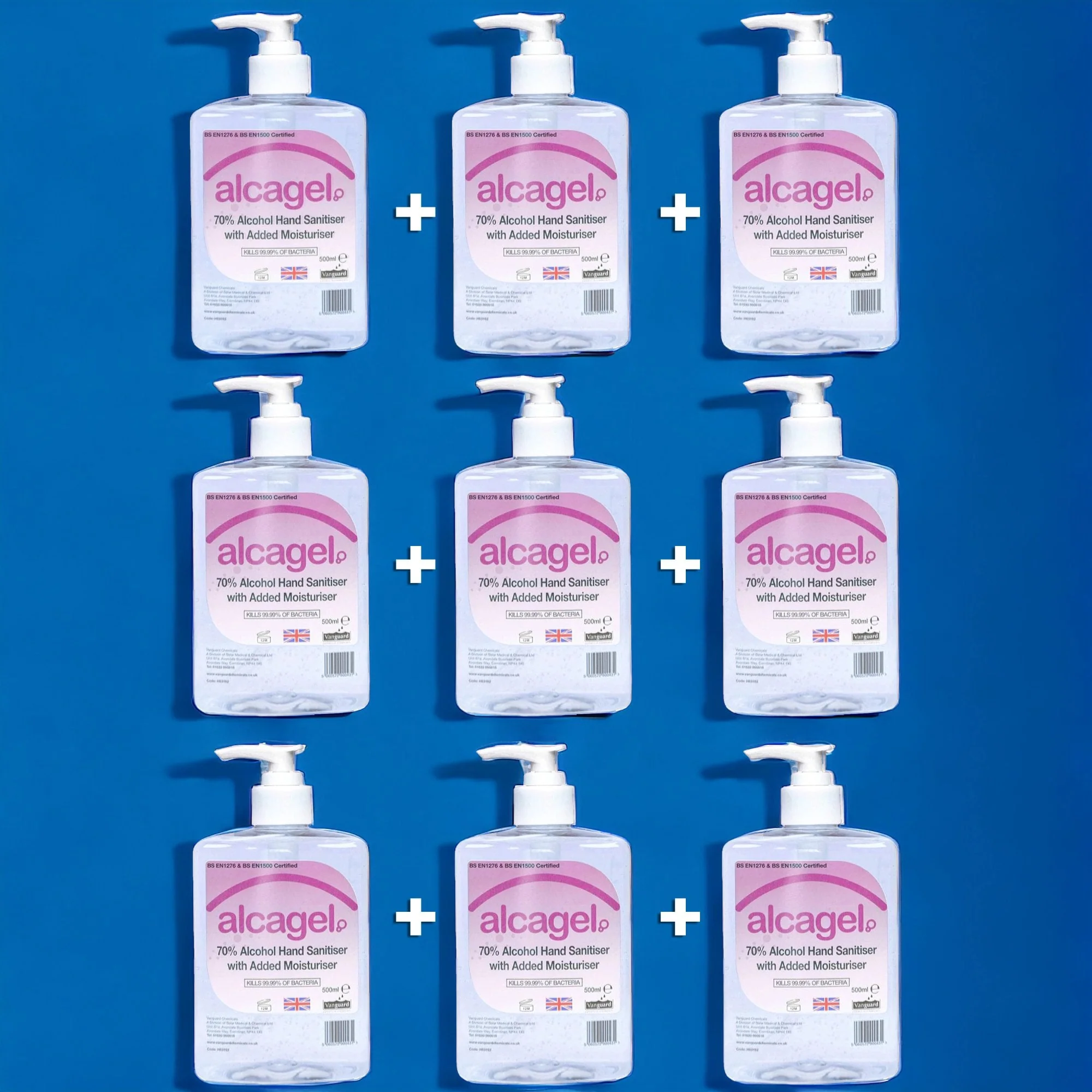 Alcohol Hand Sanitizer 70% - 500ml Pump Bottles Pallet - Image 7