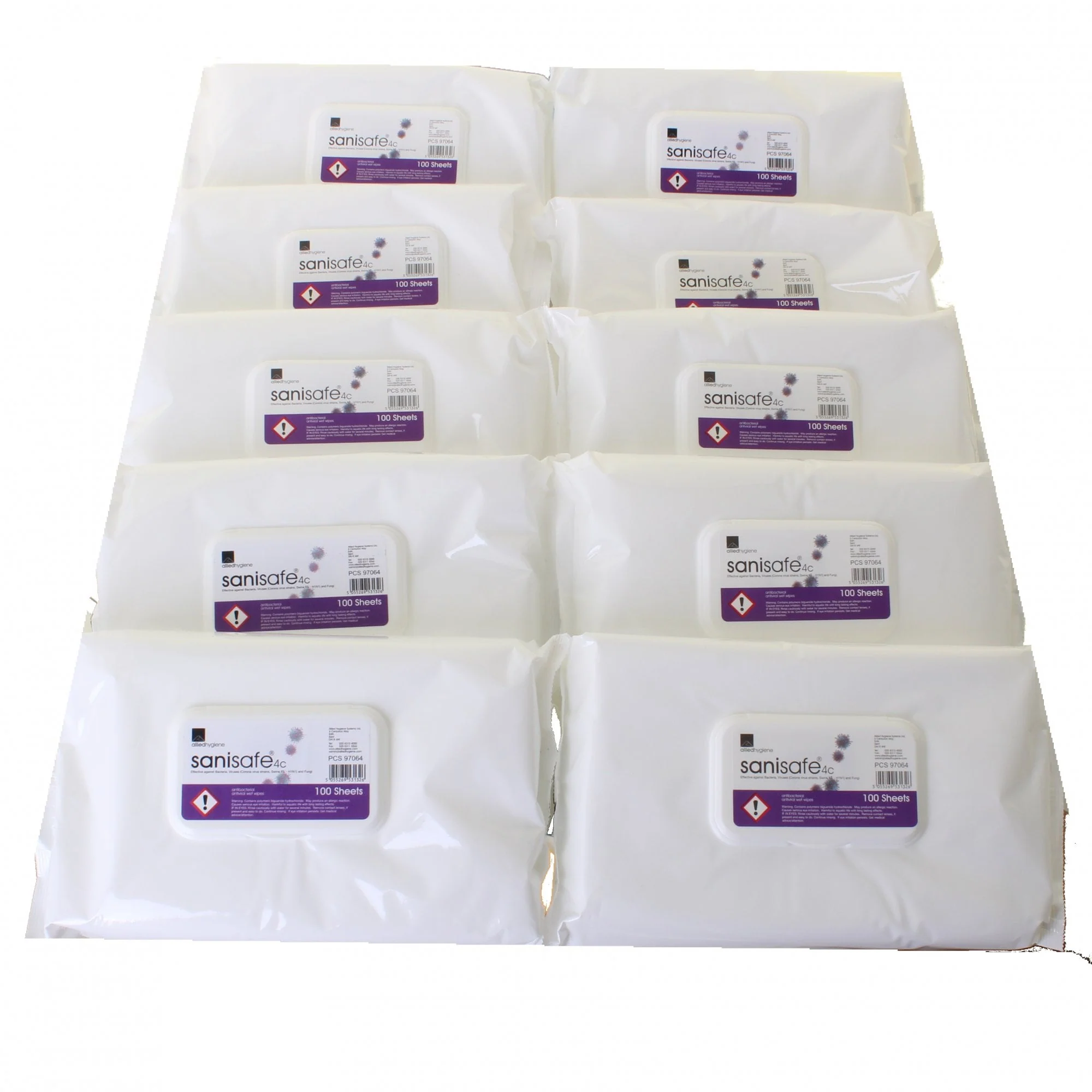 Anti Viral / Antibacterial Large Surface Disinfectant Wipes - Image 14