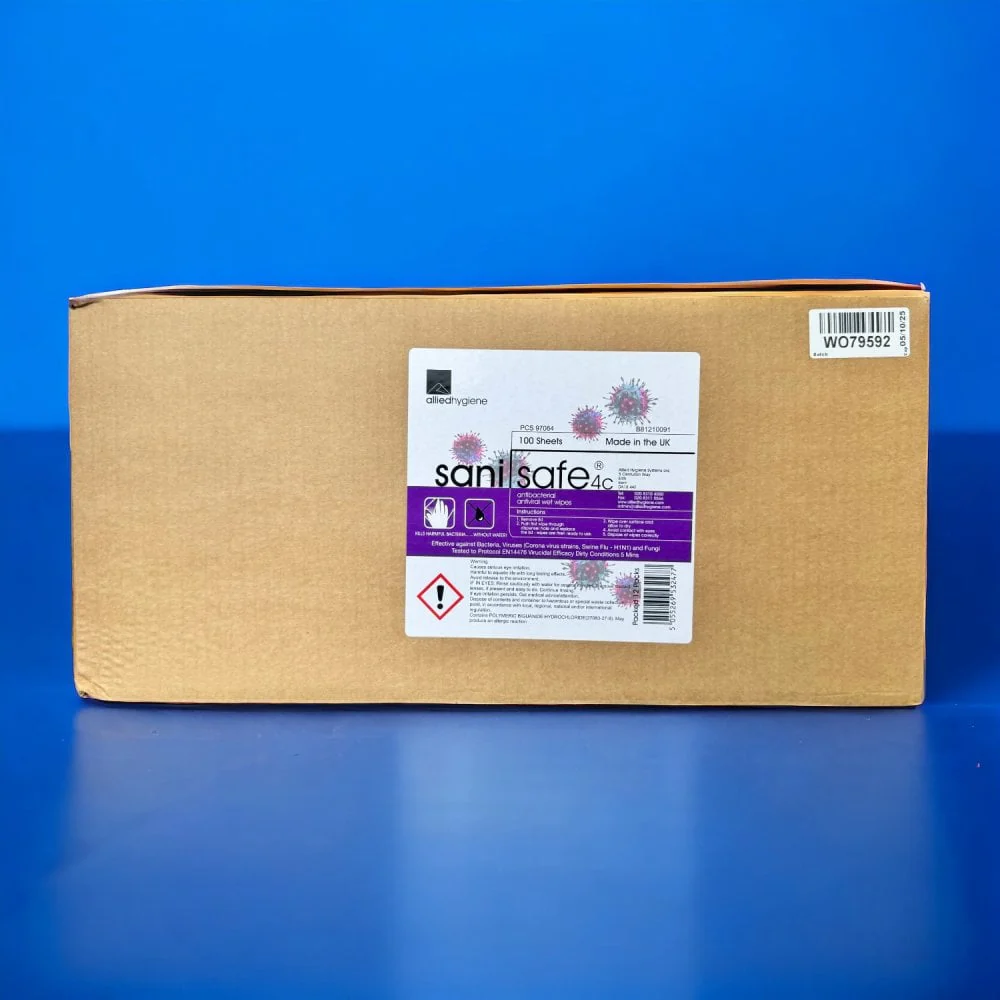 Anti Viral / Antibacterial Large Surface Disinfectant Wipes - Image 5