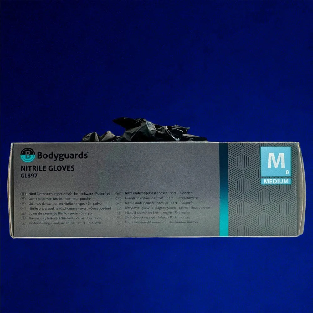 Black Nitrile Gloves - Image 4