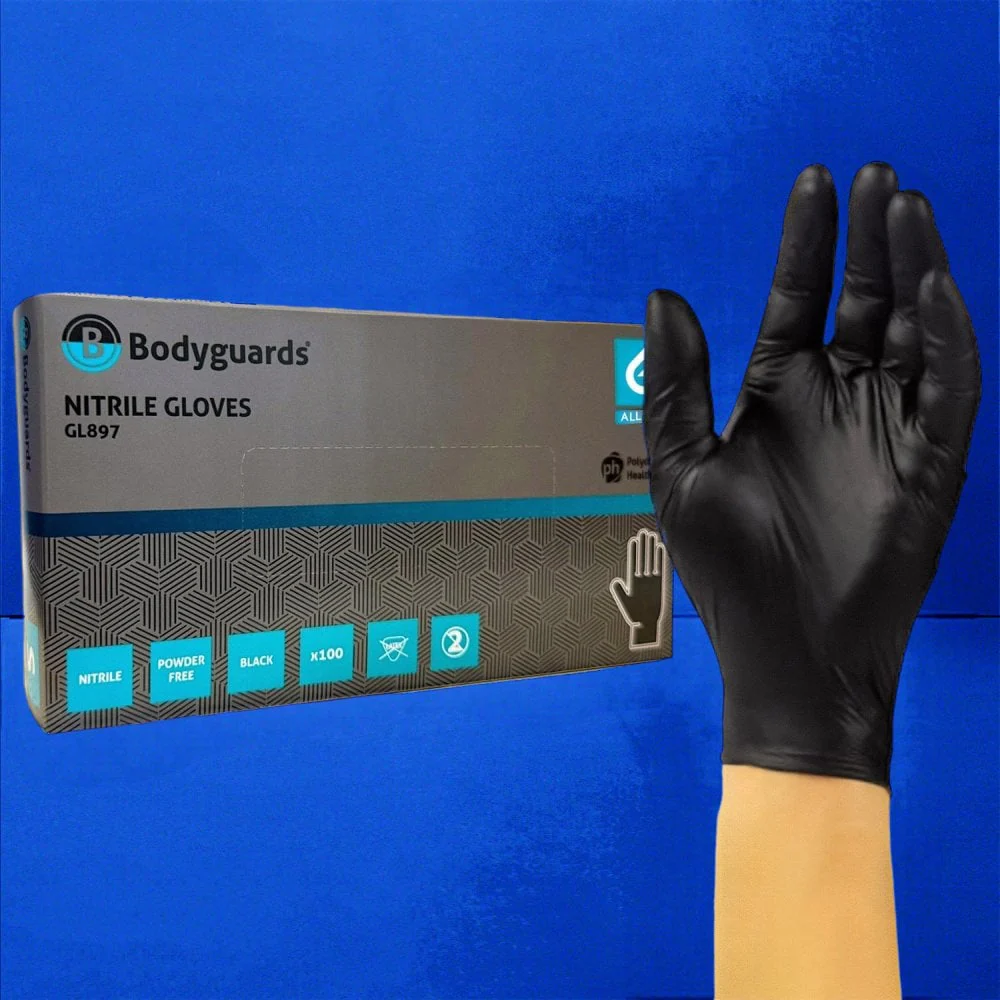 Black Nitrile Gloves - Image 6