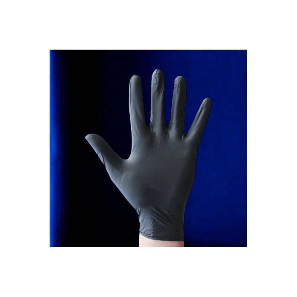 Black Nitrile Gloves - Powder Free - Image 5