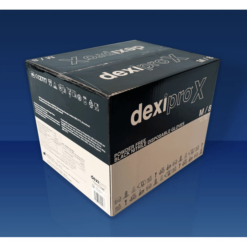 Black Nitrile Gloves - Powder Free - Image 8