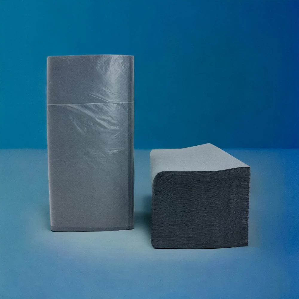 Blue - V-Fold - Paper Hand Towels | 3 Cases - Image 12