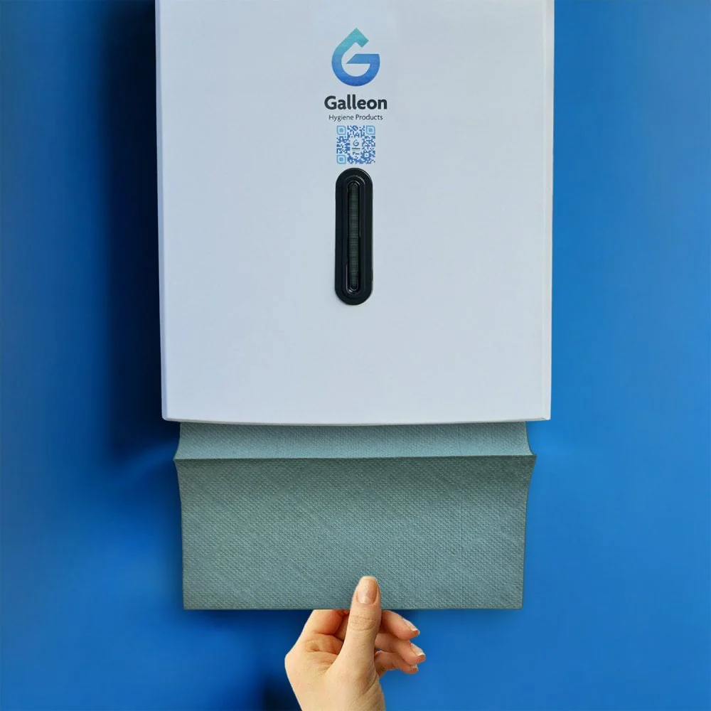 Blue - V-Fold - Paper Hand Towels | 3 Cases - Image 6