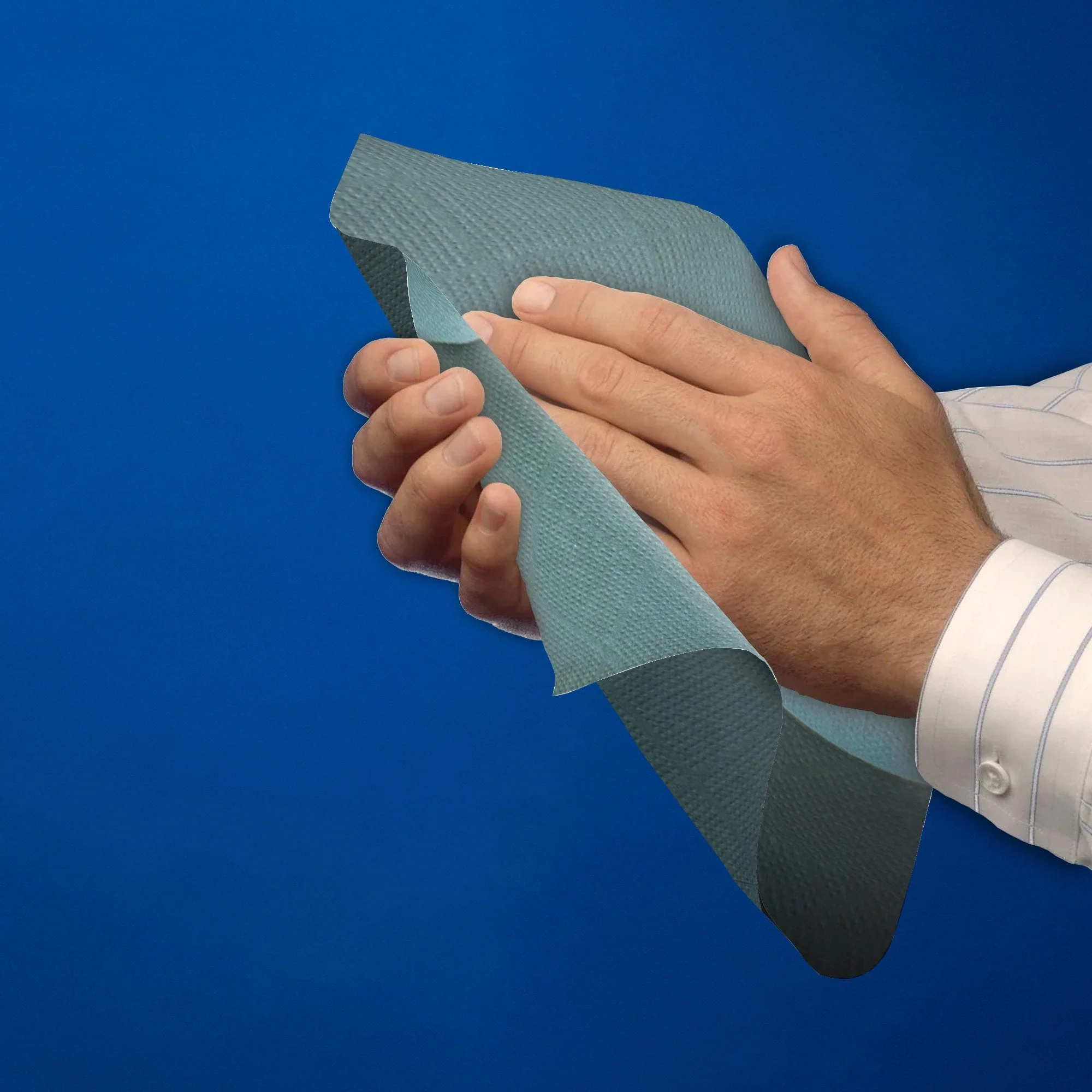 Blue - V-Fold - Paper Hand Towels | 3 Cases - Image 7