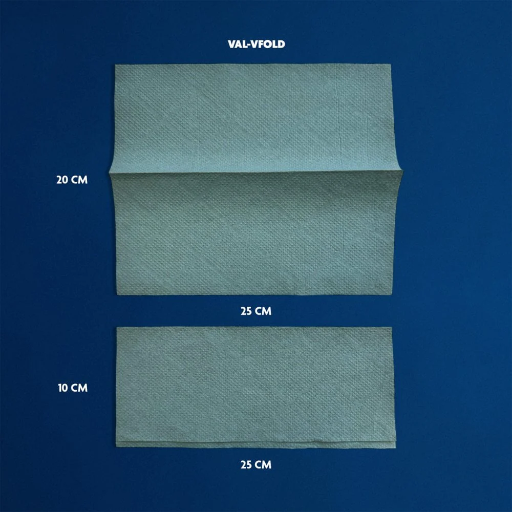 Blue - V-Fold - Paper Hand Towels | 3 Cases - Image 8