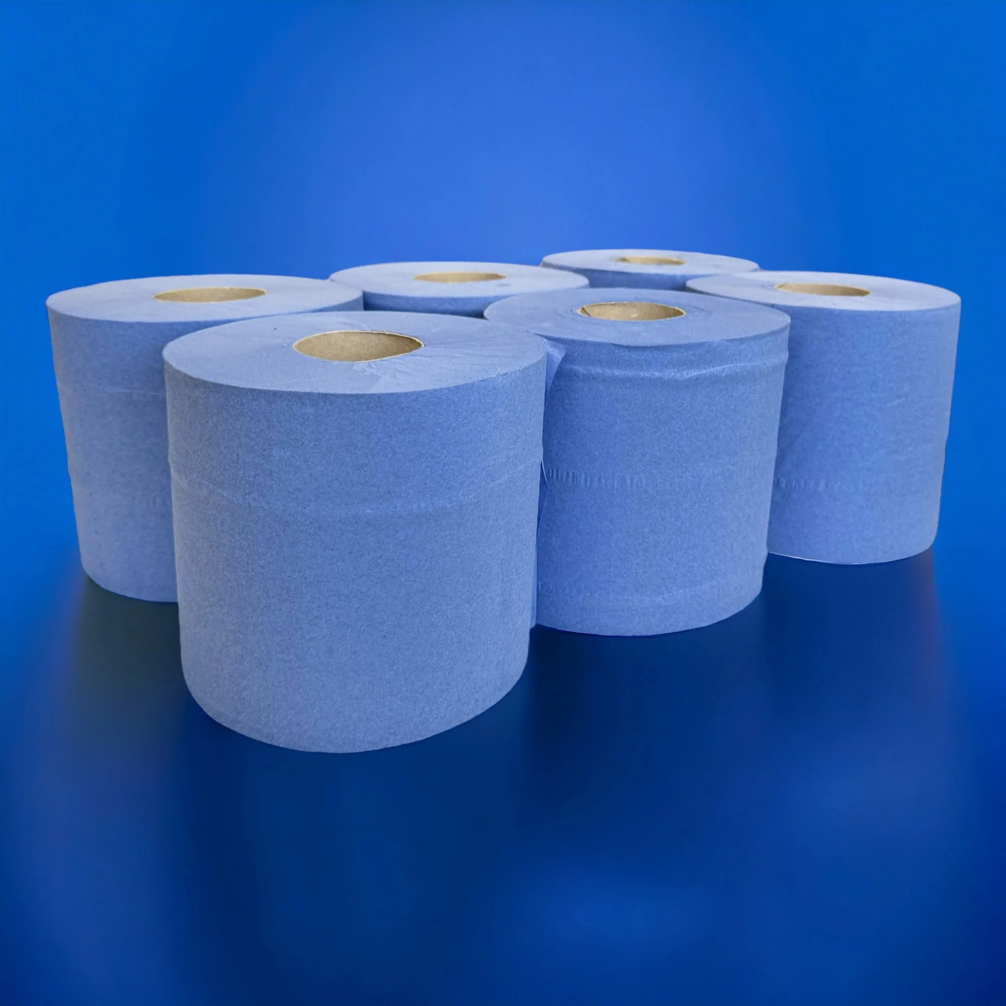 Bundle Offer: 150m 2 Ply Blue Centrefeed Rolls | 6 Cases - Image 4