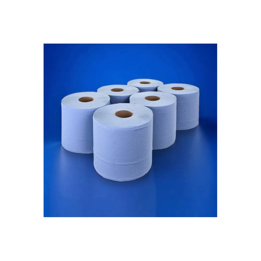Bundle Offer: 150m 2 Ply Blue Centrefeed Rolls | 6 Cases - Image 8