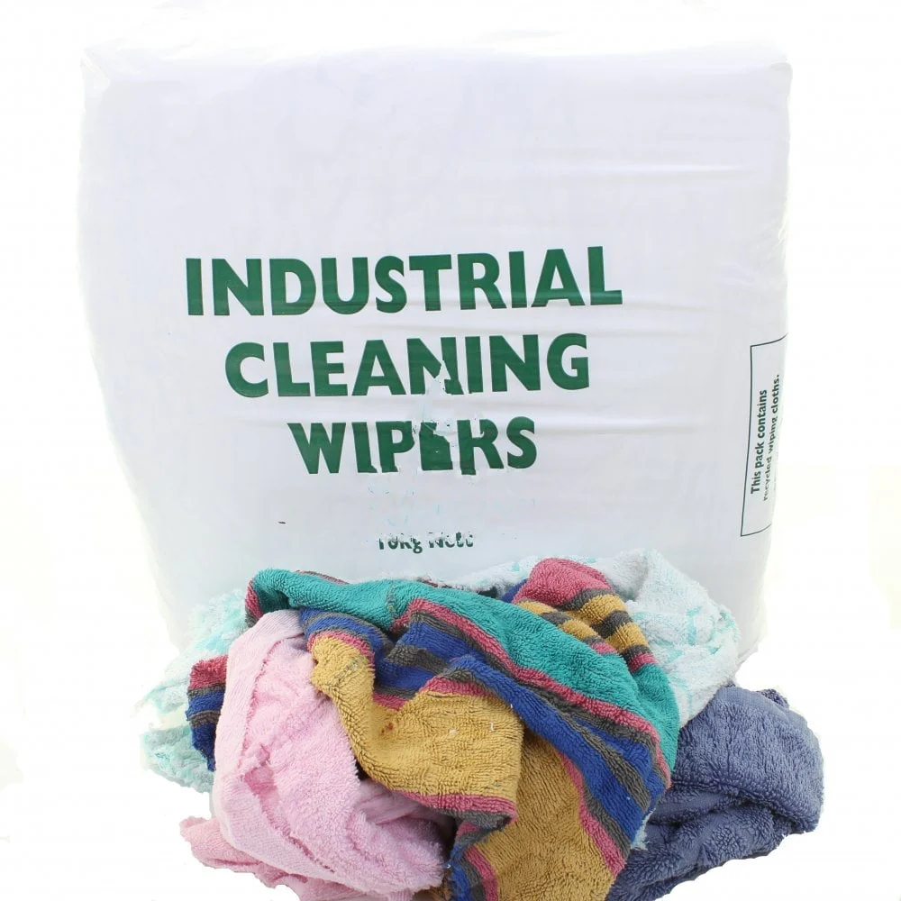 Cleaning Rags - Terry Towel - Coloured - Pallet | 66 Bales - Image 3