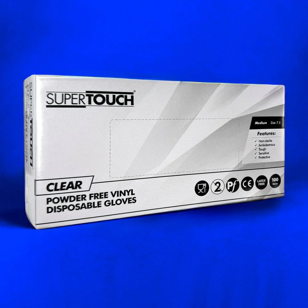 Clear Vinyl Gloves - Powder Free - Image 4