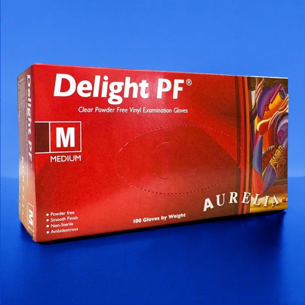 Delight - Vinyl Gloves - Powder Free - Image 3