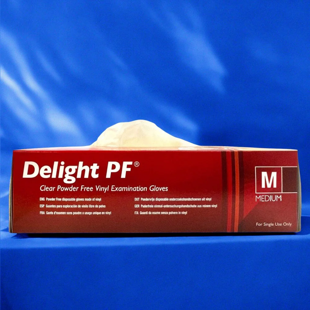 Delight - Vinyl Gloves - Powder Free - Image 4
