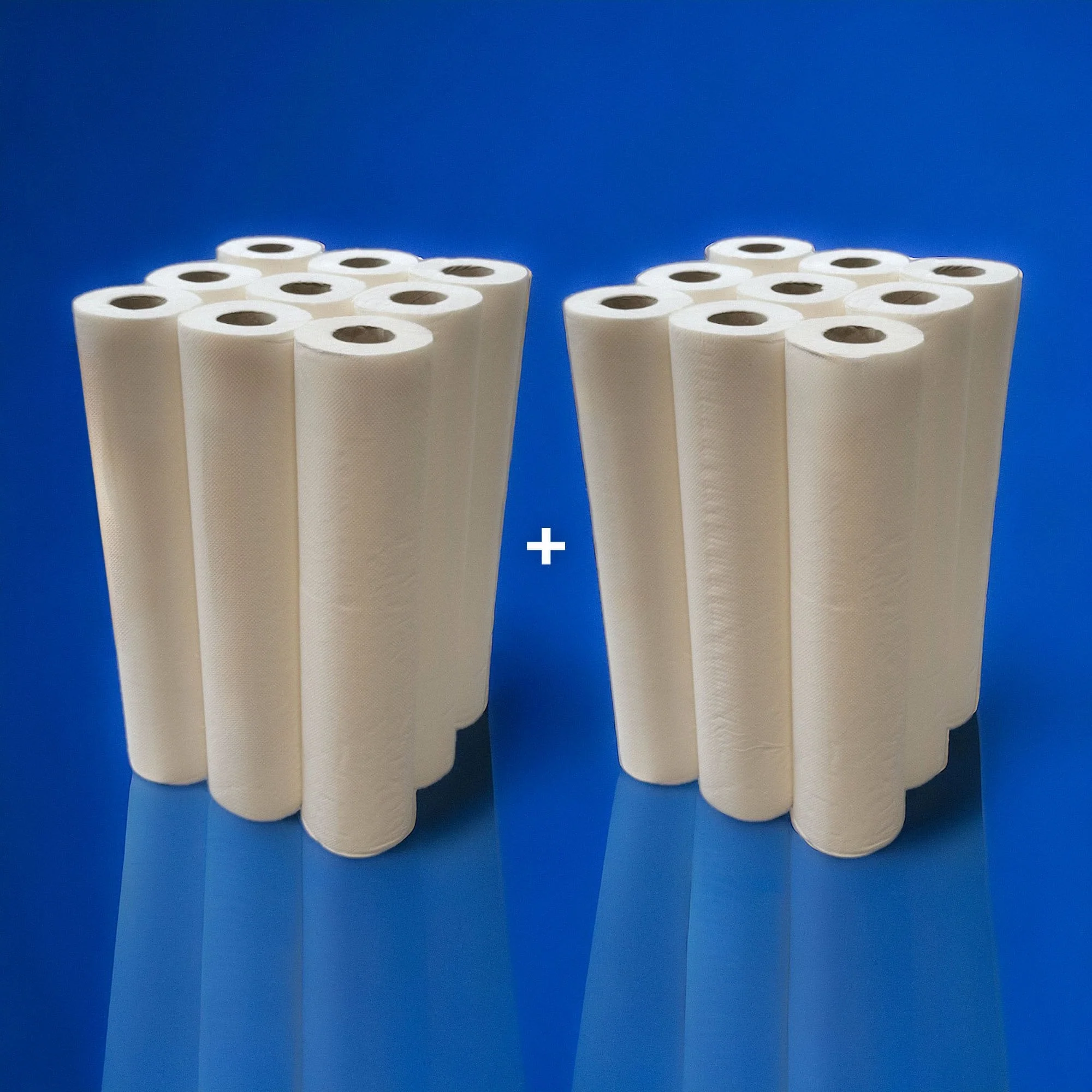 Embossed 2 Ply White Couch Rolls | 2 Cases