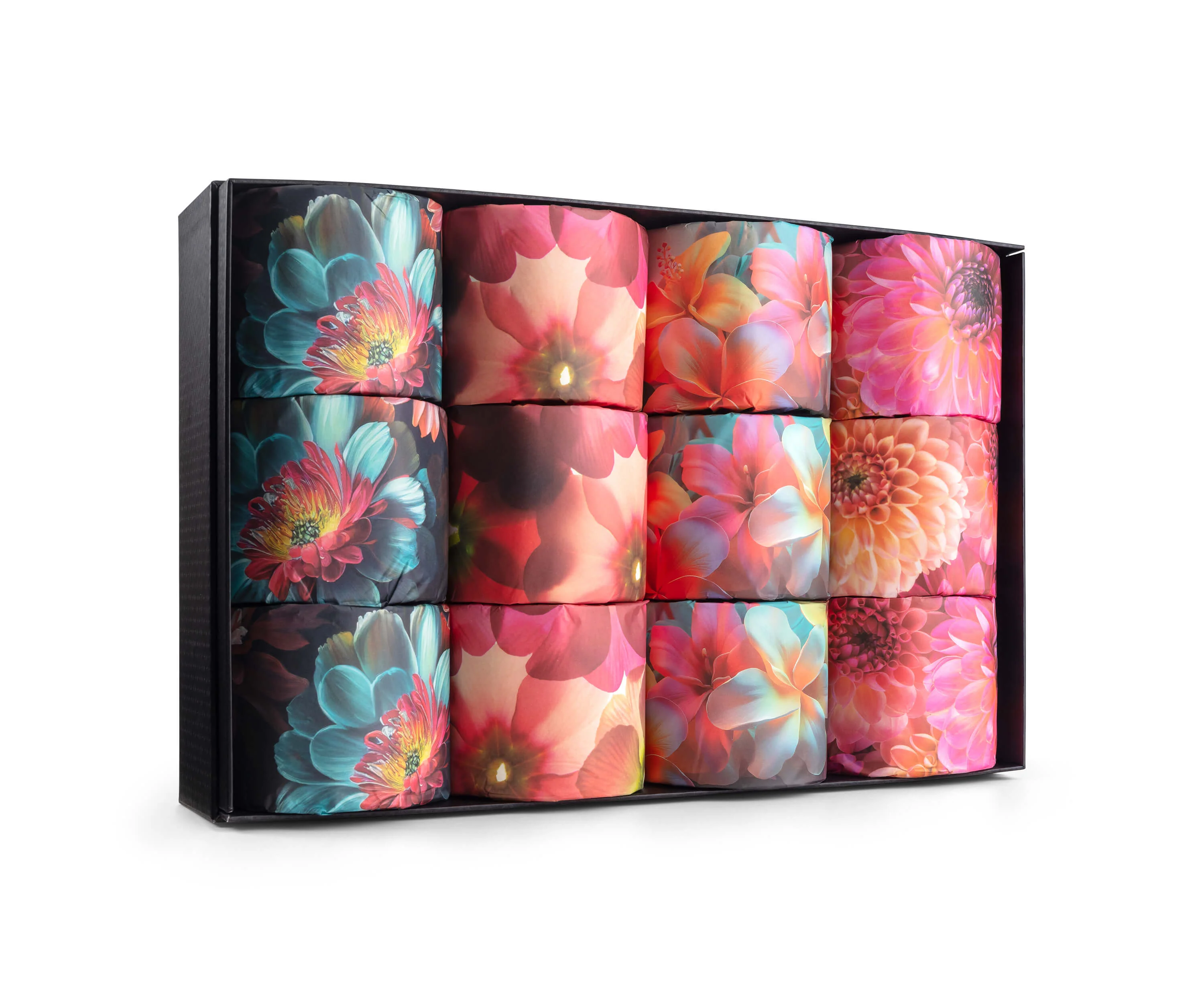 Floral Collection #4 Bamboo Toilet Rolls - 24 Rolls x 400 Sheets / 3 Ply - Image 11