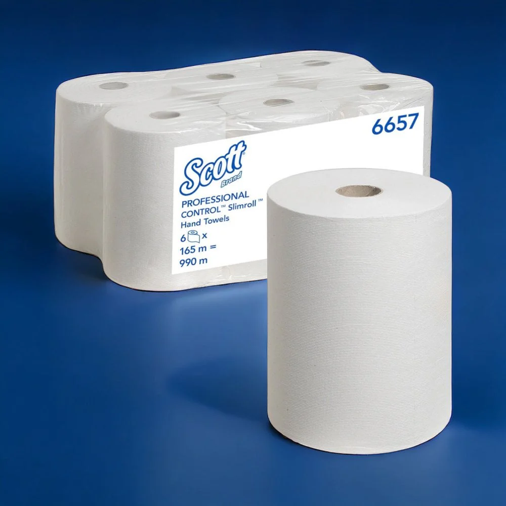 Kimberly Clark 6657 - 1 Ply - White - Paper Towel - Image 2
