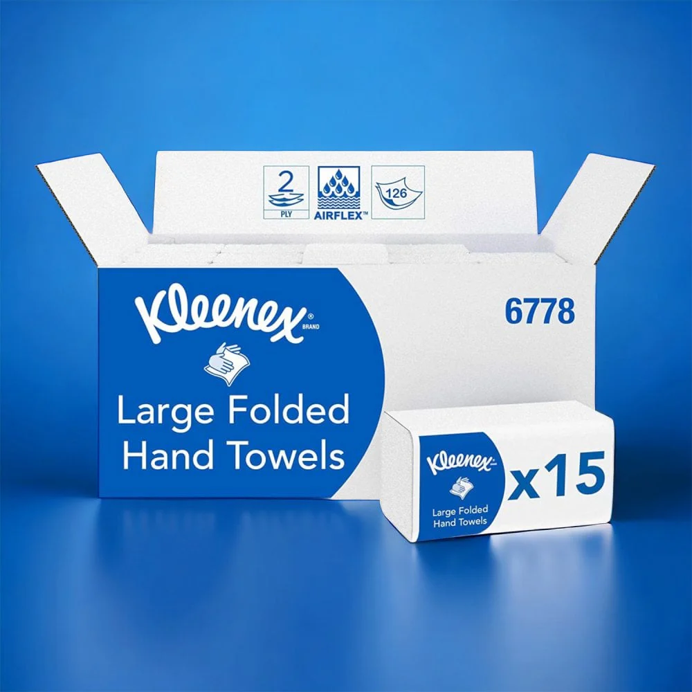 Kleenex 6778 - White Interleaved Paper Towels - Image 8