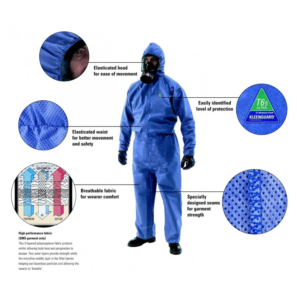 KleenGuard A50 Breathable Hooded Coveralls - Image 5