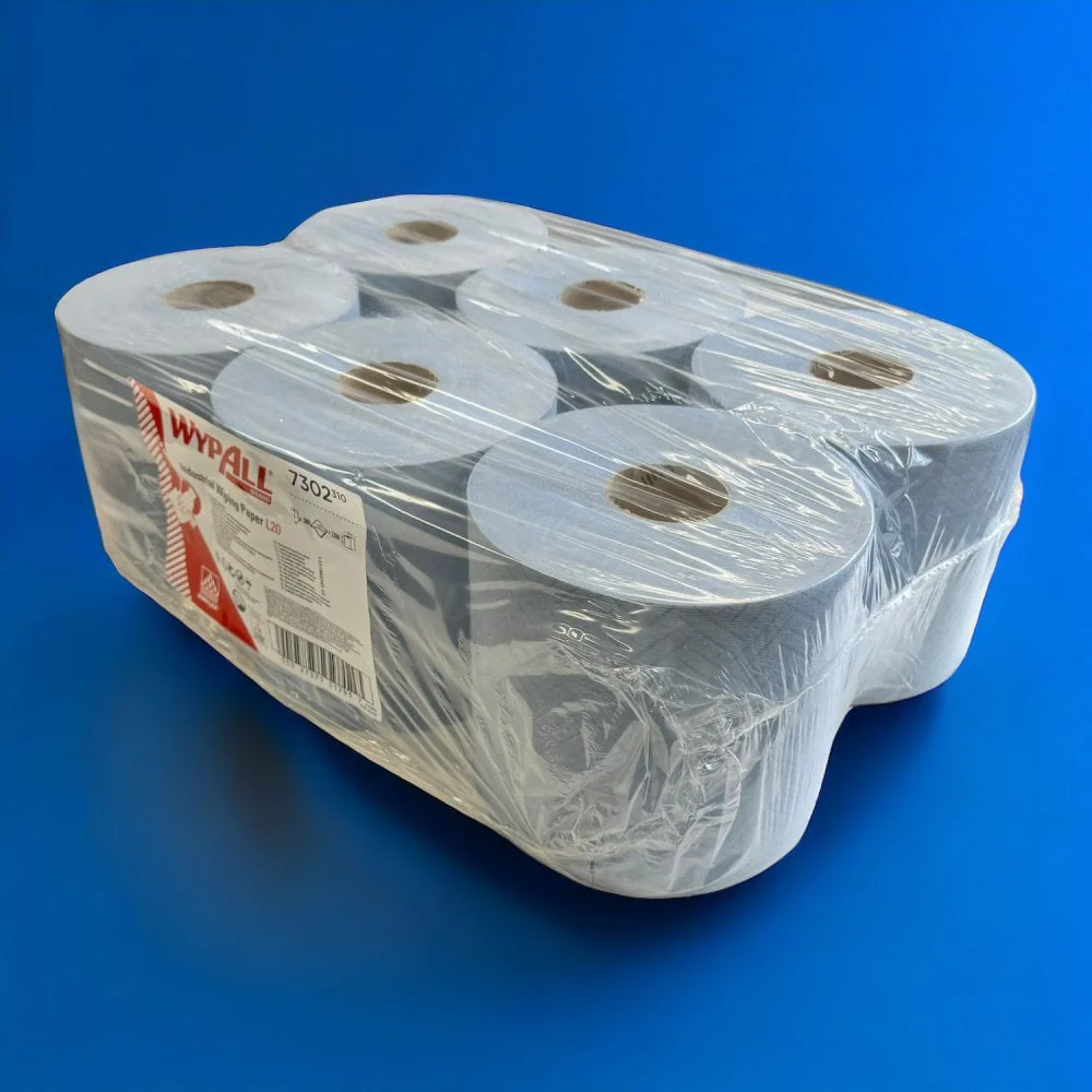 L20 Extra - 2 Ply Blue Airflex Centrefeed Rolls - Image 5